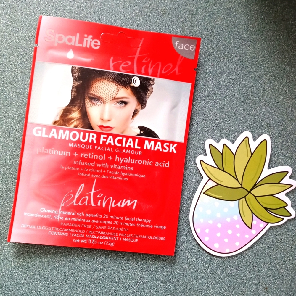 Spa Life Glamour Platinum Face Mask 6 pack